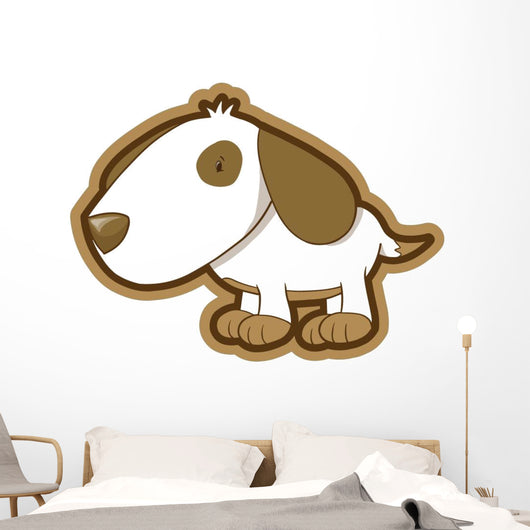 Cute Spotted Puppy Dog Wall Decal