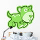 Cute Green Puppy Dog Wall Decal