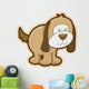 Floppy Little Brown Puppy Wall Decal