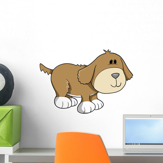 Cute Little Puppy Dog Wall Decal