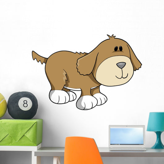 Cute Little Puppy Dog Wall Decal