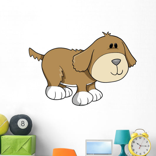 Cute Little Puppy Dog Wall Decal