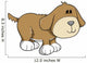 Cute Little Puppy Dog Wall Decal