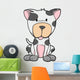 Cute Little Spotted Puppy Wall Decal