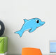 Cute Jumping Baby Dolphin Wall Decal