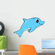 Cute Jumping Baby Dolphin Wall Decal