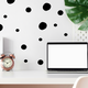 Irregular Polka Dot Wallpaper Sticker Set