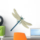 Blue Dragonfly Wall Decal