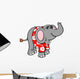 Cute Little Chillaxin Elephant Wall Decal