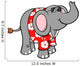 Cute Little Chillaxin Elephant Wall Decal