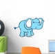 Cute Little Baby Elephant Wall Decal