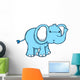Cute Little Baby Elephant Wall Decal