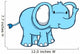 Cute Little Baby Elephant Wall Decal
