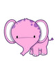 Cute Little Pink Baby Wall Decal