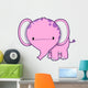 Cute Little Pink Baby Wall Decal
