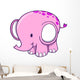 Cute Little Pink Spotted Wall Decal