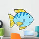 Cute Little Blue Fish Wall Decal