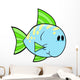 Cute Little Spotted Fish Wall Decal