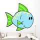 Cute Little Spotted Fish Wall Decal