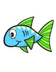 Cute Little Fish Wall Decal