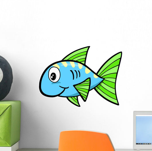 Cute Little Fish Wall Decal