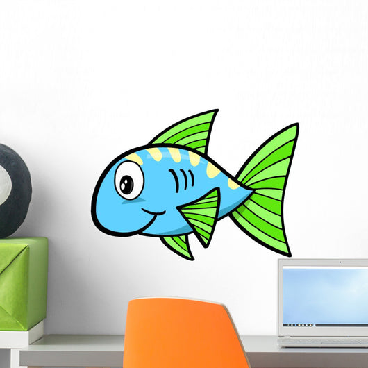 Cute Little Fish Wall Decal