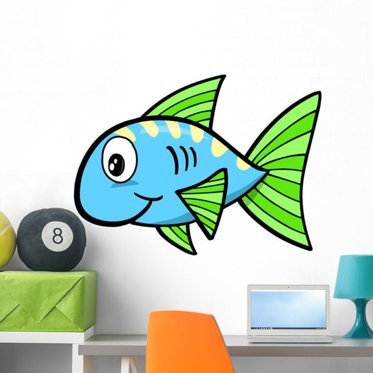 Cute Little Fish Wall Decal