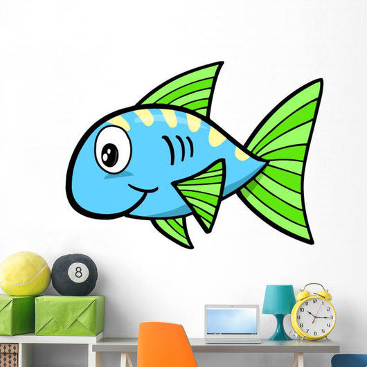 Cute Little Fish Wall Decal