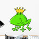 Cute Little Frog Prince Wall Decal