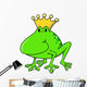 Cute Little Frog Prince Wall Decal