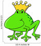 Cute Little Frog Prince Wall Decal