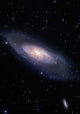 Messier 106 Spiral Galaxy Wall Decal Design 1