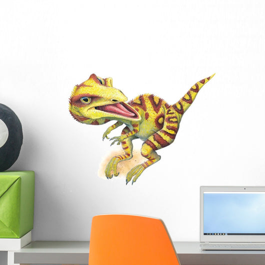 Gallimimus Leaping Wall Decal