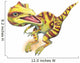 Gallimimus Leaping Wall Decal