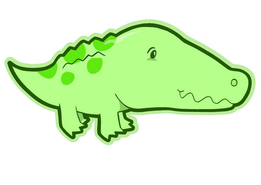 Cute Baby Alligator Wall Decal