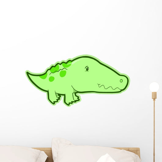 Cute Baby Alligator Wall Decal