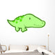 Cute Baby Alligator Wall Decal