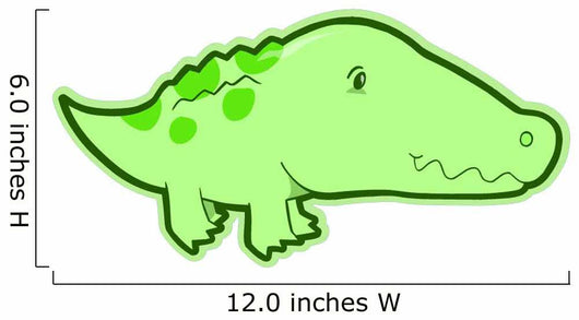 Cute Baby Alligator Wall Decal
