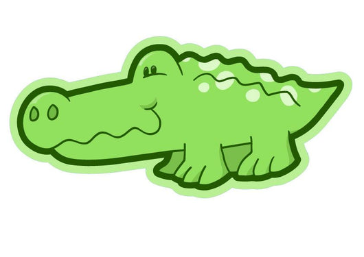 Cute Little Baby Alligator Wall Decal