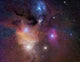 Rho Ophiuchi Nebula Wall Decal Design 1