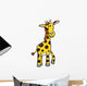 Cute Little Baby Giraffe Wall Decal