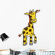 Cute Little Baby Giraffe Wall Decal