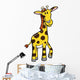 Cute Little Baby Giraffe Wall Decal
