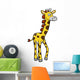 Cute Little Baby Giraffe Wall Decal
