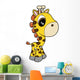 Cute Little Baby Giraffe Wall Decal