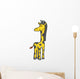 Cute Little Baby Giraffe Wall Decal