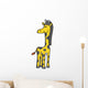 Cute Little Baby Giraffe Wall Decal