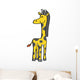 Cute Little Baby Giraffe Wall Decal