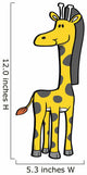 Cute Little Baby Giraffe Wall Decal