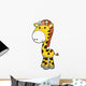 Cute Little Baby Giraffe Wall Decal